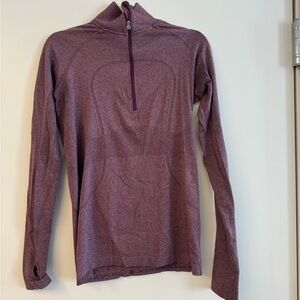 Lululemon swiftly pullover, 8, plum